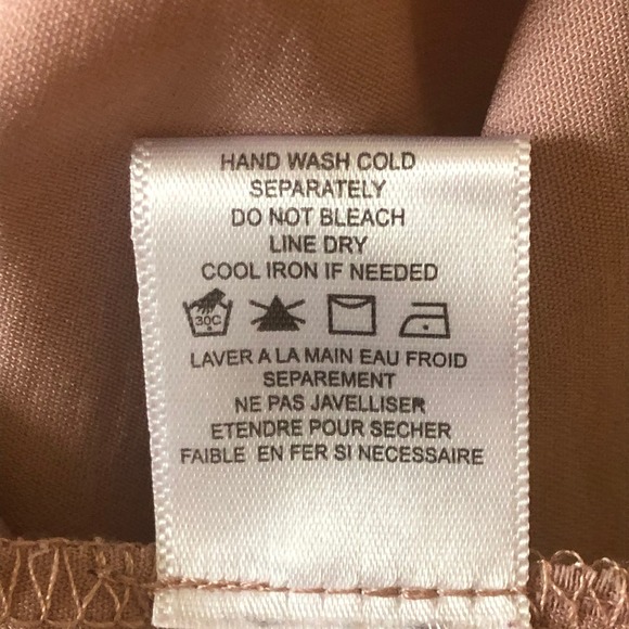 Boho Top Peplum Square Neck Mauve Size S - Picture 10 of 10